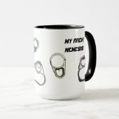 金属探知器アーチネメシスのプルタブ マグカップ (正面右)