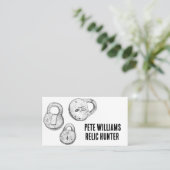 金属探知器トレジャーハンター 名刺 (スタンド正面)