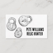 金属探知器トレジャーハンター 名刺 (正面)