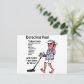 金属探知器 ポストカード (スタンド正面)