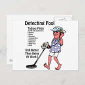 金属探知器 ポストカード (正面/裏面)