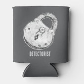 金属探知宝探しハンター遺物ロック 缶クーラー (正面)