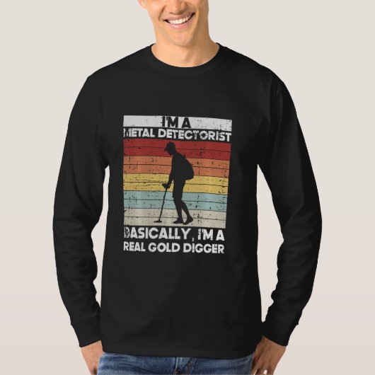 金属探知宝狩り探偵団Detec Tシャツ (正面)