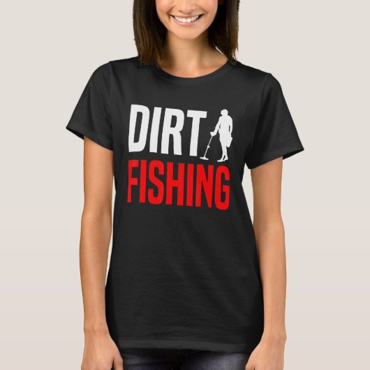 金属探知宝狩り探偵団Dirt Fi Tシャツ (正面)