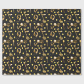 金属探知宝狩り漫画 ラッピングペーパー (フラット)