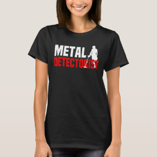 金属探知宝狩り金属探知機 Tシャツ