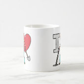 金属探知機が大好き コーヒーマグカップ (中央)