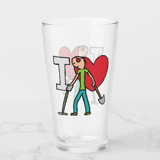 金属探知機が大好き タンブラーグラス (正面)