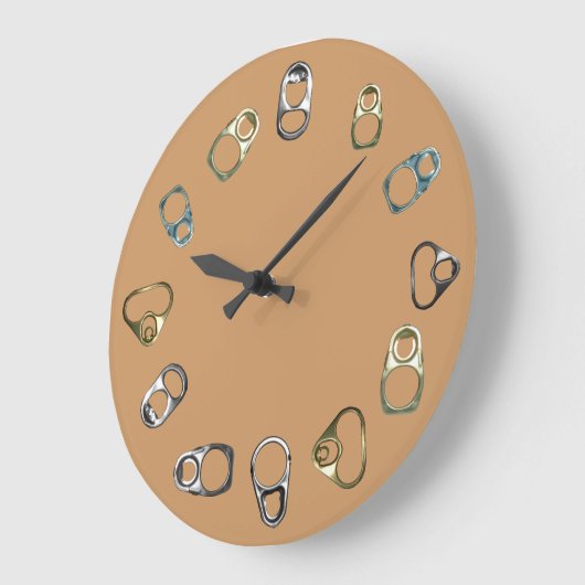 金属探知機引っ張りタブトレジャーハンターダイトフィッシュ ラージ壁時計 (傾斜)