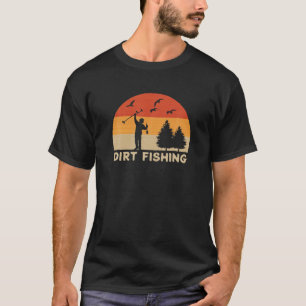 金属探知機汚れ魚釣り金属探知機 Tシャツ