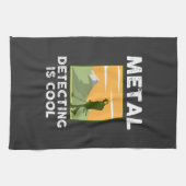 金属探知機 – 金属探知機カッコいい キッチンタオル (横)