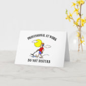 金属探知用ギフト カード (黄色い花)