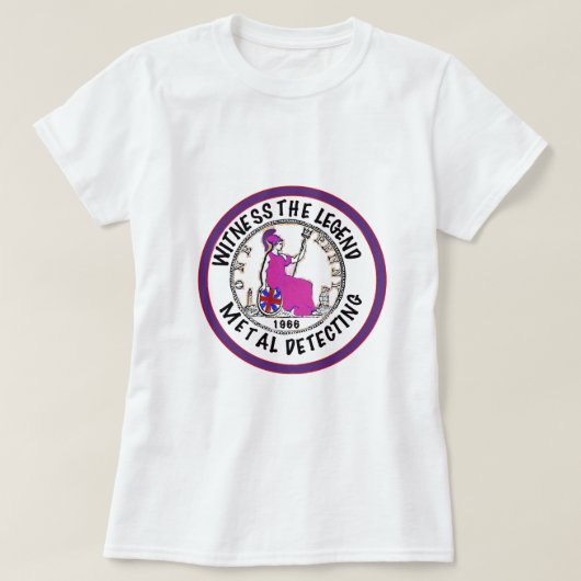 金属探知60歳の誕生日 Tシャツ (デザイン正面)