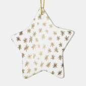 金属星 – 金ゴールドセラミックオーナメント セラミックオーナメント (左)