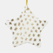 金属星 – 金ゴールドセラミックオーナメント セラミックオーナメント (裏面)