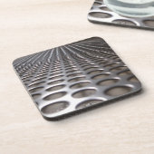 金属有孔鋼工業コルクコースター コースター (左側)