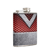 金属板のパターン フラスク (右)