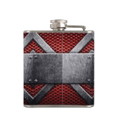 金属板のパターン フラスク (裏面)