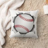 金属板を通した野球 クッション (ブランケット)