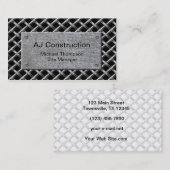 金属板専門の建築 名刺 (正面/裏面)