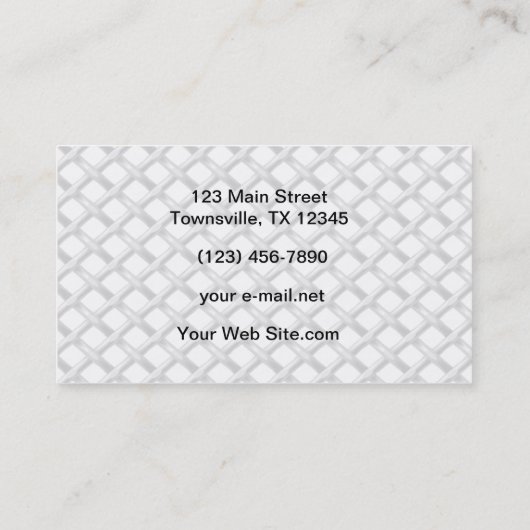 金属板専門の建築 名刺 (裏面)