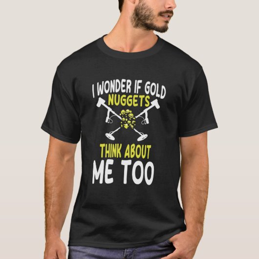 金属検出ことわざ金属検出器 Tシャツ (正面)