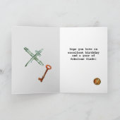 金属検出ハッピーバースデー宝物狩り カード (内部)