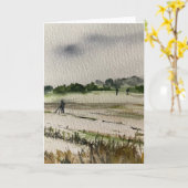 金属検出フィールド カード (黄色い花)