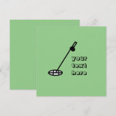 金属検出ミニマルセージ緑 (正面/裏面)