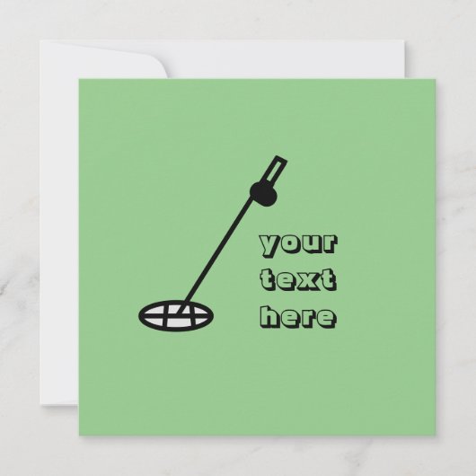 金属検出ミニマルセージ緑 (正面)