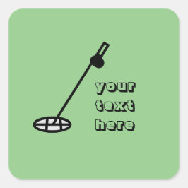 金属検出ミニマルセージ緑 スクエアシール