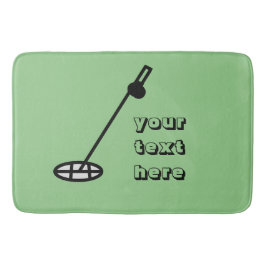 金属検出ミニマルセージ緑 バスマット