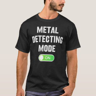 金属検出モードMensトレジャー狩りDete Tシャツ
