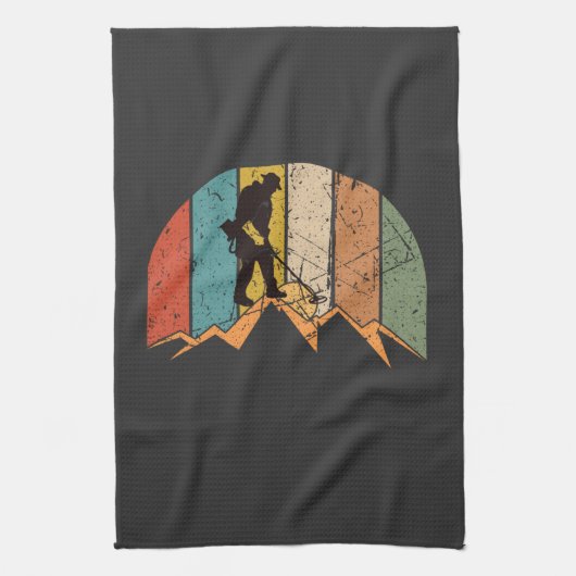 金属検出ヴィンテージ キッチンタオル (縦)