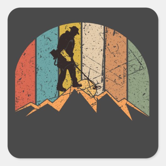 金属検出ヴィンテージ スクエアシール (正面)