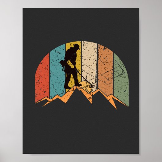 金属検出ヴィンテージ ポスター (正面)