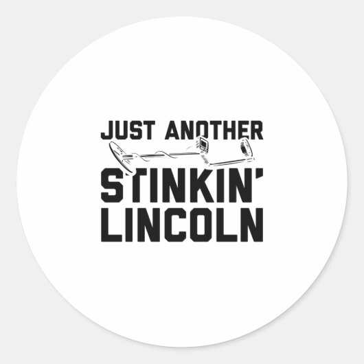 金属検出器ことわざ |トレジャーハンターギフトアイディア ラウンドシール (正面)