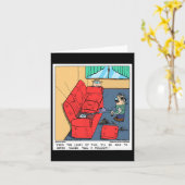 金属検出器ソファ探鉱おもしろいノベルティ カード (黄色い花)