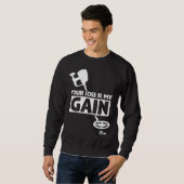 金属検出器ビーチコイン宝狩り スウェットシャツ (正面フル)