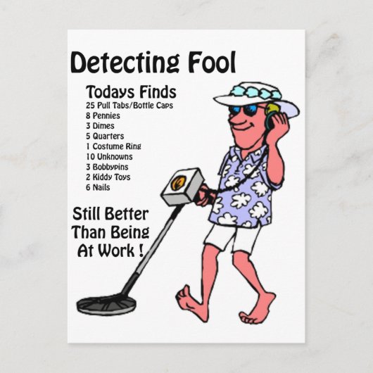 金属検出器 ポストカード (正面)