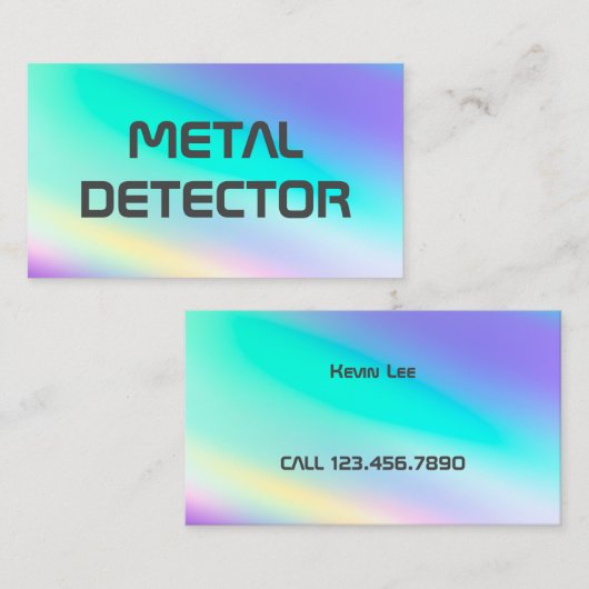 金属検出器 名刺 (正面/裏面)