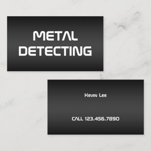 金属検出器 名刺 (正面/裏面)