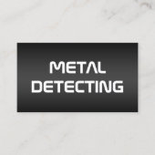 金属検出器 名刺 (正面)