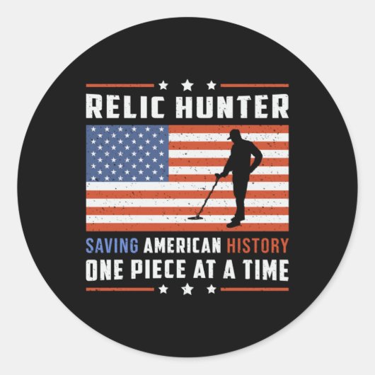 金属検出検出器探偵団ギフトアイディア ラウンドシール (正面)