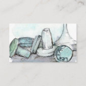 金属検出用遺物ハンターガラスボトル止め 名刺 (正面)