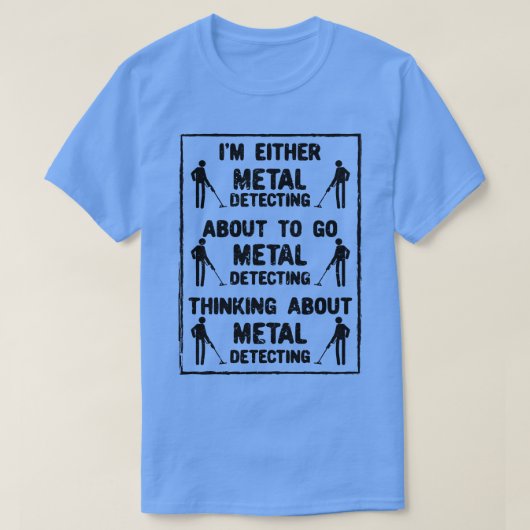 金属検出用金属検出器1 Tシャツ (デザイン正面)