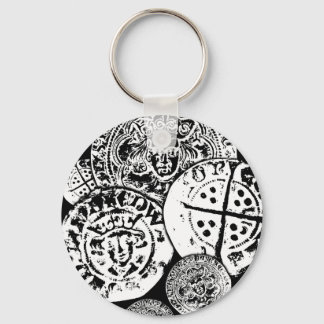 金属検出贈り物、打ち出しコイン キーホルダー