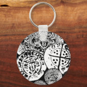金属検出贈り物、打ち出しコイン キーホルダー (正面)