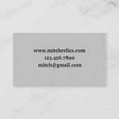 金属検出遺物スクエア鉄道の日付爪、 ネイル 名刺 (裏面)