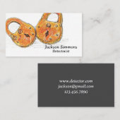 金属検出遺物ロック探偵団 名刺 (正面/裏面)